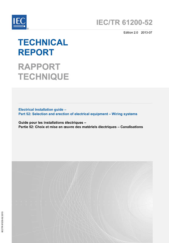 Cover IEC TR 61200-52:2013